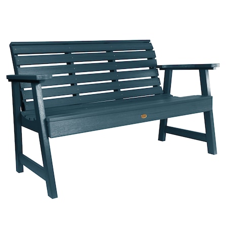 Highwood Usa 4ft Weatherly Garden Bench Outdoor Furniture for Patio, Backyard, Garden AD-BENW4-NBE